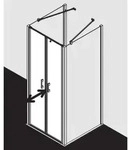 Kermi Liga Pendelt&uuml;r in Nische LIPTD100201PK 100x200cm, silber mattglanz, ESG...