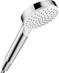 hansgrohe 26334400, hansgrohe Crometta 1jet Handbrause 26334400 weiss chrom,