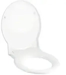 Geberit Joly WC-Sitz 571005000 wei&szlig;, mit Deckel, Scharniere verchromt, mit