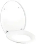 Geberit Cleo WC-Sitz 573660000 weiss, Scharniere verchromt, f&uuml;r WC 205900