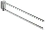 Keuco Handtuchhalter Plan, 2-teilig 14918170000 438mm, schwenkbar, Alu