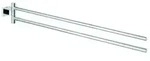 Grohe Essentials Cube Handtuchhalter 40624001 chrom, 2-armig, 439 mm, schwenkbar