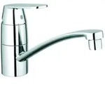 Grohe Sp&uuml;ltisch-Armatur EHM Eurosmart Cosmopolitan chrom, Vor-Fenster-Montage,