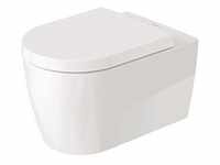Duravit ME by Starck Wand-WC Rimless® Set 45290900A1, weiss, mit WC und WC-Sitz