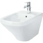 Duravit DuraStyle Wand Bidet 2287150000 mit &Uuml;berlauf, 1 Hahnloch, weiss