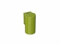 Hewi Abfallbehälter 477 4770510074 apfelgrün, mit Klappdeckel, Haftetikett