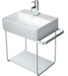 Duravit DuraSquare Metallkonsole 0031101000 wandh&auml;ngend, zu Waschtisch 073245,...