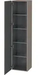 Duravit L-Cube Hochschrank LC1180L4343 40x36,3x176cm, T&uuml;r links, basalt matt