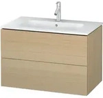 Duravit L-Cube Waschtischunterbau LC624107171 Mediterrane Eiche, 82x55,5x48,1cm, 2