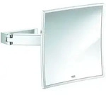 Grohe Selection Cube Kosmetikspiegel 40808000 3-fache Vergr&ouml;&szlig;erung, f&uuml;r