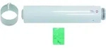 Vaillant Verl&auml;ngerung 0,5m &Oslash; 60/100 PP 303902 starr, inkl. Verbindungsschelle