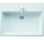 Duravit Vero Air Waschtisch 23506000711 weiss wondergliss, 60x47cm, mit...