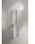 KEUCO Moll Toilettenb&uuml;rstengarnitur 12764010100 mit Kunststoffgeh&auml;use, B&uuml;rste mit