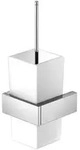 Steinberg Serie 460 Toilettenb&uuml;rstengarnitur 4602903 Glas satiniert, chrom, Messing