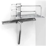 Giese Seaside Duschkorb 30782-02 Eckmodell, mit Haken und Wischer, chrom