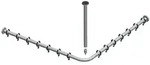 Keuco Brausevorhangstangen Set Plan 14936010800 f&uuml;r Viereck Dusche 80 x 80 cm, chrom