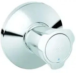 Grohe Unterputz-Ventil-Oberbau Costa chrom, Markierung blau, 20-200 mm