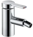 Keuco Bidet Armatur Plan blue 53909010000 verchromt, mit Ablaufgarnitur