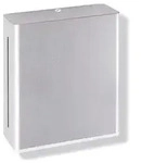 HEWI Papierhandtuchspender Serie 805 8050650099 Edelstahl geschliffen, reinweiss