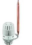 Heimeier Thermostat-Kopf K 640200500 weiss, mit Anlege- bzw. Tauchf&uuml;hler