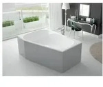 Hoesch Spectra Badewanne 3666.010 180 x 120 cm, wei&szlig;, linke Ausf&uuml;hrung
