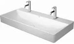 Duravit DuraSquare Waschtisch 2353100079 weiss, 100x47cm, geschliffen, ohne Hahnloch