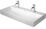 Duravit DuraSquare Waschtisch 2353100072 weiss, 100x47cm, geschliffen, 2 Hahnl&ouml;cher