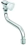 Grohe Costa Auslaufventil 30484001 chrom, schwenkbarer Rohrauslauf, Markierung blau