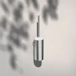 KEUCO Moll Toilettenb&uuml;rstengarnitur 12769010100 mit Metallgeh&auml;use, B&uuml;rste mit