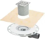 Viega Advantix Badablauf 565701 DN 50, Kunststoff grau, Ablauf waagerecht