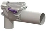 Kessel R&uuml;ckstaudoppelverschluss Staufix 73051 DN 50, f&uuml;r Waschtisch-Siphons