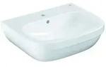 Grohe Euro Keramik Waschtisch 39335000 60cm, alpinwei&szlig;, 1 Hahnloch mit...