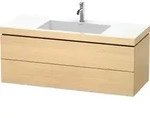 Duravit L-Cube Waschtisch-Unterschrank LC6929O7171 120 x 48 cm, 1 Hahnloch,
