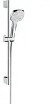 hansgrohe Croma Select E 1jet Brauseset 26584400 weiss-chrom, 65 cm Brausestange