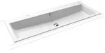 Kaldewei Puro Einbauwaschtisch 907106043001 120x46x1,4cm, mit &Uuml;berlauf, 2x1