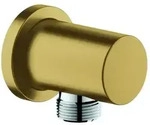 Grohe Rainshower Wandanschlussbogen 27057GN0 cool sunrise geb&uuml;rstet, runde Rosette,