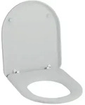 Geberit Mango WC-Sitz 573800068 pergamon, mit Deckel, Scharniere verchromt, f&uuml;r WC