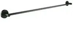 Grohe Essentials Badetuchhalter 40386AL1 80 cm, hard graphite geb&uuml;rstet, verdeckte