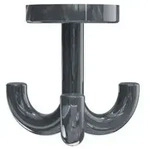 Hewi 477 Haken 477.90.05092 3-fach, drehbar, anthrazitgrau