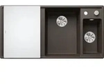 Blanco AXIA III 6 S Sp&uuml;le 523482 100x51cm, PuraDur cafe, rechts, mit