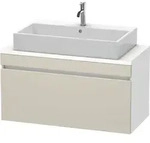 Duravit DuraStyle Waschtisch-Unterschrank DS530409118 100 x 47,8 cm, taupe/wei&szlig;
