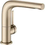 Keuco Edition 400 Waschtischarmatur 51505030100 Bronze geb&uuml;rstet, Ausladung 153mm,