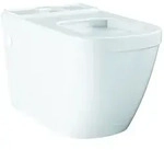 Grohe Euro Keramik Stand-WC-Kombination 39338000 alpinwei&szlig;, sp&uuml;lrandlos, Abgang