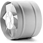 Helios Rohreinschubventilator 07504 REW 200/4, F&ouml;rderleistung freiblasend 550 m3/h