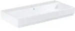 Grohe Cube Keramik Aufsatzwaschtisch 3947500H 100cm, 1 Hahnloch mit &Uuml;berlauf,