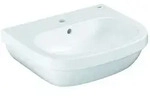 Grohe Euro Keramik Waschtisch 39336000 55cm, alpinwei&szlig;, 1 Hahnloch mit...