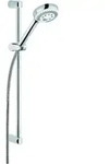 Kludi Logo Brause-Set 6836305-00 chrom, mit Wandstange 600 mm, mit Handbrause