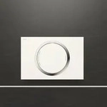MEPA Zero Bet&auml;tigungsplatte 421850 wei&szlig;, 2-Mengensp&uuml;lung