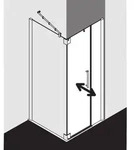Kermi Pasa XP Pendelt&uuml;r 1-fl. u Festfeld f&uuml;r Seitenwand PX1FR120201AK...