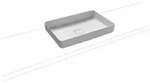 Kaldewei Miena Waschtisch-Schale 909606003711 ohne &Uuml;berlauf, 58X38 cm, wei&szlig;...